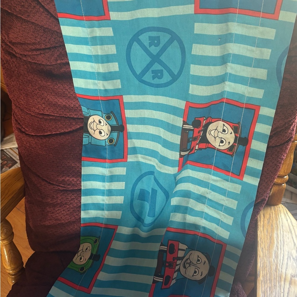 Thomas the Tank Engine Blue Window Curtain
